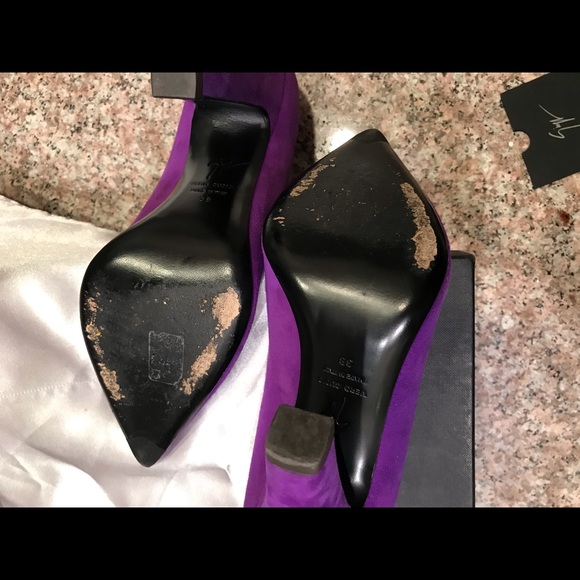 Giuseppe Zanotti violet pumps size 38 - Picture 8 of 8
